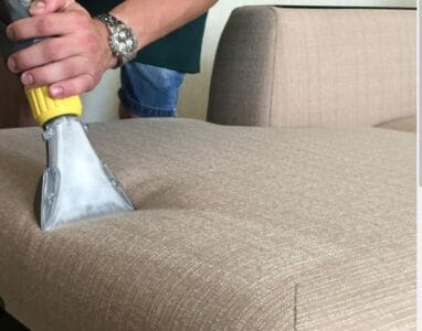 Sofa steam cleaning
