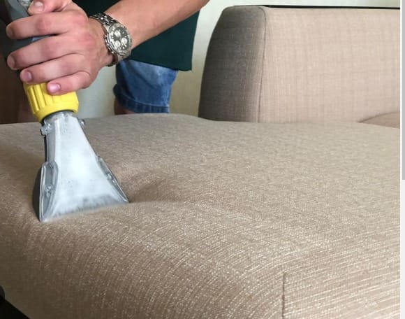 Sofa steam cleaning